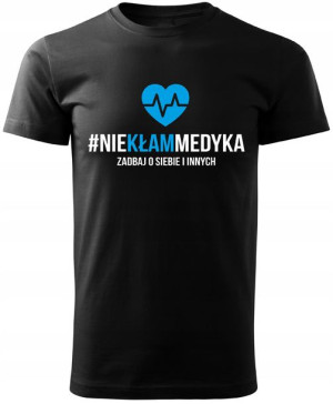 Koszulka #NieKłamMedyka Nie kłam medyka M v1