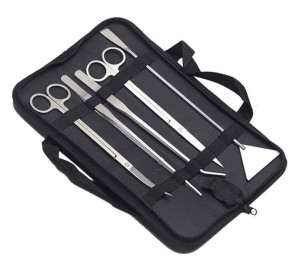 ZESTAW DO CZYSZCZENIA AKWARIUM Pielęgnacja Akwariów 5 el. +etui AG85G