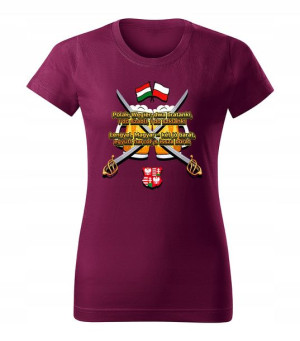 Koszulka patriotyczna damska POLAK WĘGIER r.XXL
