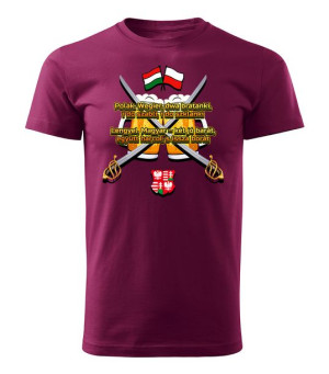 Koszulka patriotyczna męska POLAK WĘGIER r.M