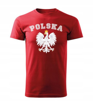 Koszulka euro Polska Godło Orzeł r.M