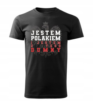 Koszulka patriotyczna JESTEM POLAKIEM... r.XS
