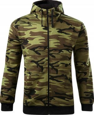 Bluza z kapturem rozpinana kamuflaż Moro 3XL v3