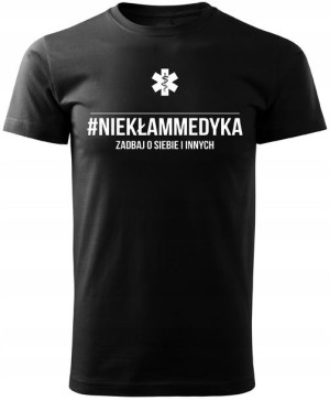 Koszulka #NieKłamMedyka Nie kłam medyka XS v2