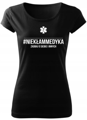 Koszulka #NieKłamMedyka Nie kłam medyka S v2