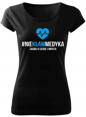 Koszulka #NieKłamMedyka Nie kłam medyka L v1