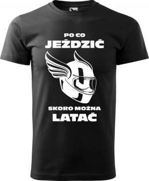 Koszulka Motocyklowa motor czarna S v2