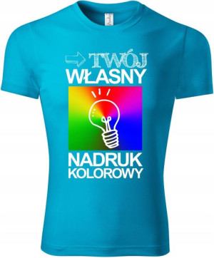 Koszulka poliestrowa Sportowa z nadrukiem S