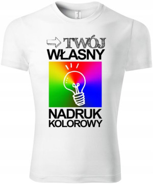 Koszulka poliestrowa Sportowa z nadrukiem S