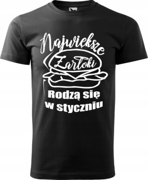 Koszulka Żarłoki rodzą się w... na urodziny 5XL