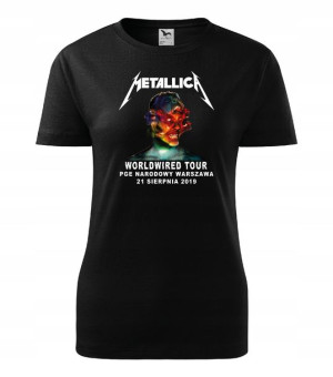 METALLICA koszulka damska na KONCERT 2019 r XS