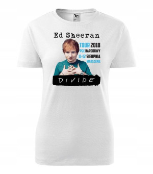 koszulka damska ED SHEERAN DIVIDE na koncert L
