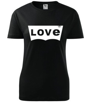 T-SHIRT damski z napisem LOVE nowość HIT r. XS
