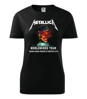 METALLICA koszulka damska na KONCERT HIT r. S
