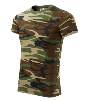 Koszulka T-shirt Moro Brąz Z Krótkim Rękawem Xs