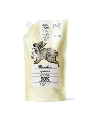 YOPE Refill Mydło Wanilia  i cynamon 500ml