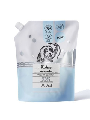 YOPE Żel pod prysznic Kokos i Sól Morska Refill 800ml