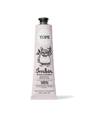 YOPE Krem Do Rąk Imbir i Drzewo Sandałowe 100ml