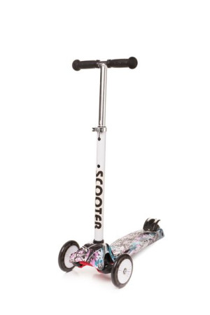 4 BABY Hulajnoga MINI SCOOTER WHITE