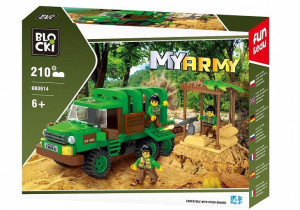 BLOCKI KB0914 Klocki MyArmy Akcja w dżungli 210 el. 6+