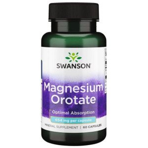Swanson Orotan Magnezu 40 mg - 60 kapsułek