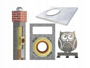Komin Ceramiczny System Kominowy 6m Fi 200 +1w Pm