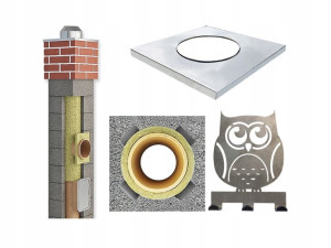 Komin ceramiczny system kominowy 9m fi 180 PM