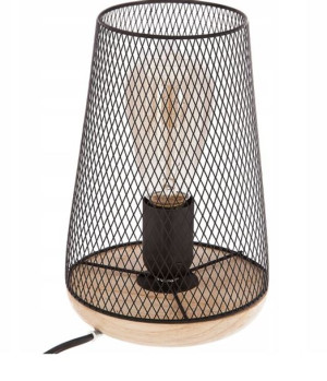 LAMPKA stołowa LAMPA ażurowa STOJĄCA LOFT E27 40W
