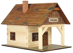 Walachia Składany Drewniany Model 3D - Kuźnia