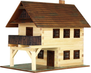Walachia Składany Drewniany Model 3D - Ratusz