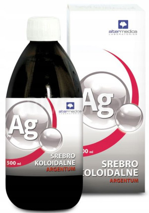 Srebro koloidalne Alter Medica 500 ml SKUTECZNE