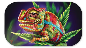 Magnetyczna pokrywa do tacki do jointów V-SYNDICATE wzór CHAMELEON DUŻA