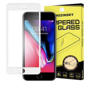 Wozinsky Szkło Hartowane 9H Na Cały Ekran iPhone 7/8 SE Białe
