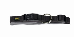 HUNTER Neopren Obroża 55 czarno szara