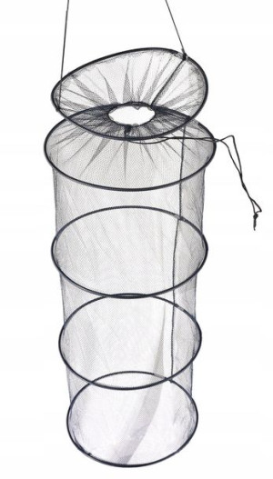 Siatka Wędkarska Na Ryby 5 Obręczy 40/120cm
