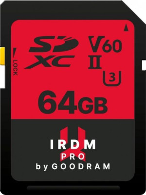 Karta pamięci GOODRAM SDXC 64GB IRDM Pro UHS-II