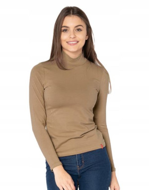 Półgolf Damski Cienki Sweter Golf 8111-19 r XL/XXL