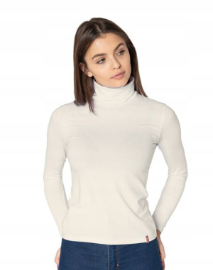 Golf Damski Cienki Sweter Golfy 8112-18 r S/M