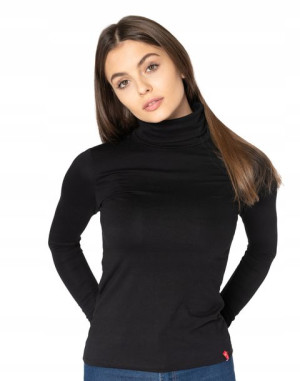Golf Damski Cienki Sweter Golfy 8112-01 r S/M