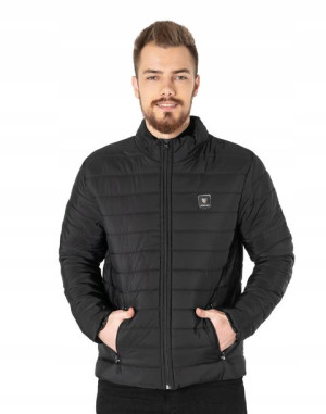 Zimowa Kurtka Męska Ocieplana Pikowana 6378-01 XL