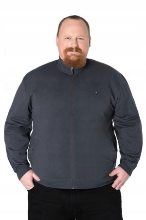 Duża Bluza Dresowa Męska Rozsuwana Sport 374-5 6XL