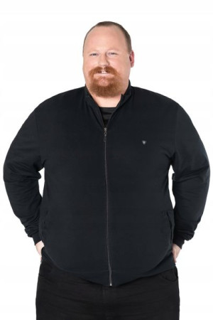 Duża Bluza Dresowa Męska Rozsuwana Sport 374-1 4XL