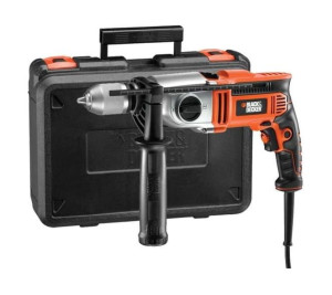 Black&Decker Wiertarka udarowa 910 W, 13 mm, 2 biegi KR911K