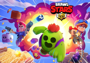 BRAWL STARS extra fototapeta, naklejka 100x70cm