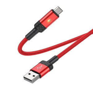 Borofone Kabel BU30 Lynk Smart power-off USB na micro USB 2,4A 1,2 metra cz