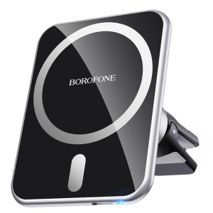 Borofone Uchwyt Samochodowy BH43 Xperience magnetyczny z ładowaniem indukcy