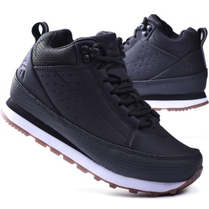 Buty  4F Junior Zimowe styl new balance czarne (JOBMW202 20) - 35