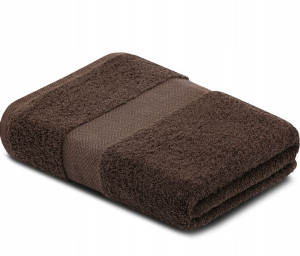Ręcznik 70x130 brązowy 100% bawełna LENTE