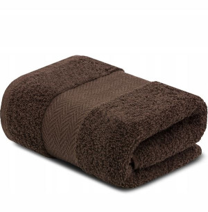 Ręcznik 50x90 brązowy 100% bawełna LENTE