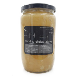 Miód wielokwiatowy 1000g Nadbużańska Pasieka Wędrowna